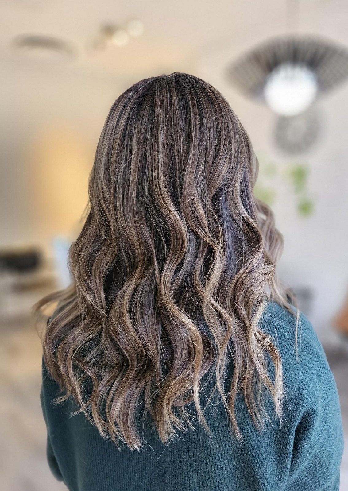 Soft, dimensional brunette, styled by Mimi