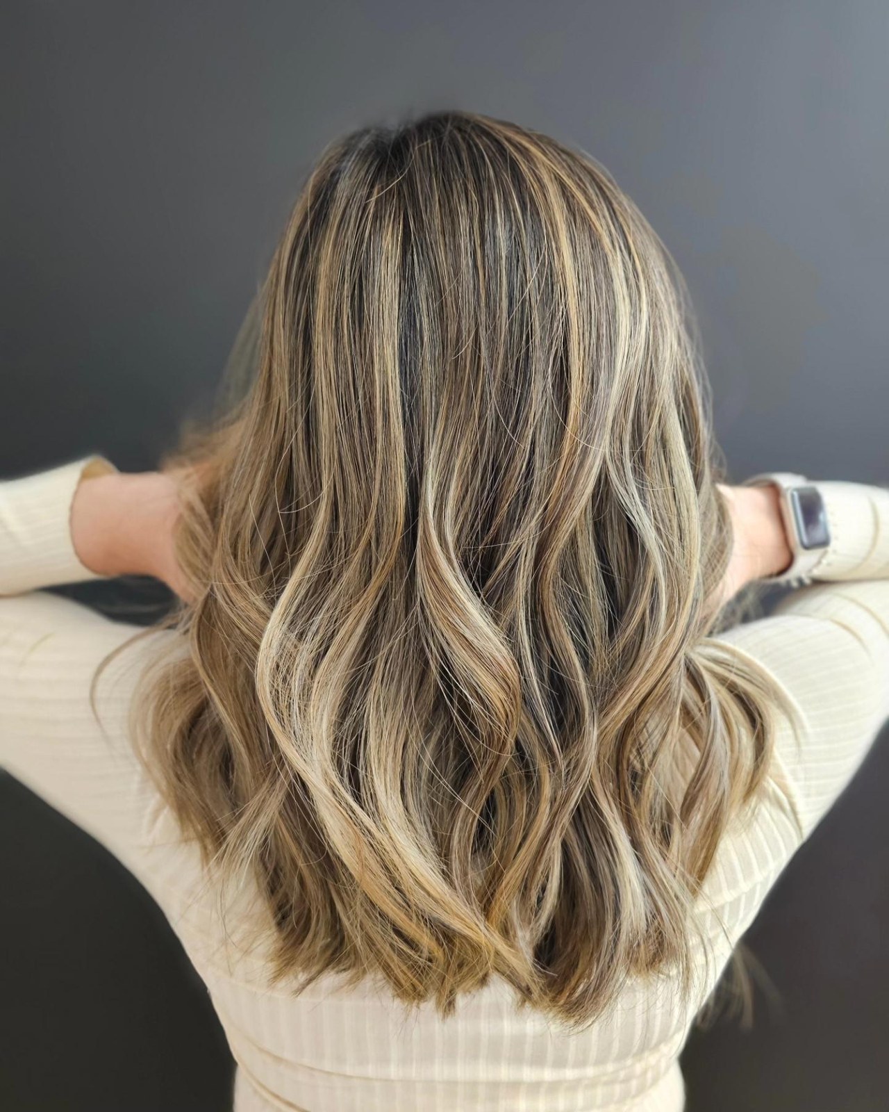 Sun-kissed balayage, styled by Mimi
